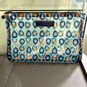 Plastic Patterned Pouch EUC